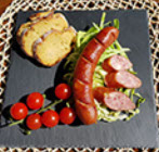 Salsichas, galantines, paté, linguiça, chouriço, salame, salsicha tipo munique, salsicha tipo nuremberga, chouriço alemão, cachorro, francesinha